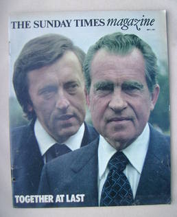 The Sunday Times magazine - Richard Nixon and David Frost cover (1 May 1977)