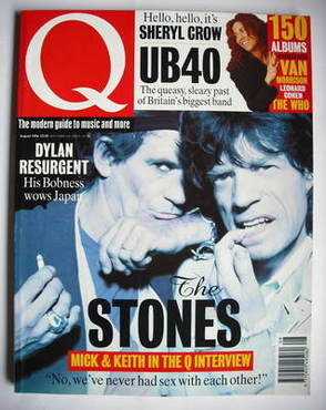Q magazine - Keith Richards and Mick Jagger cover (August 1994)