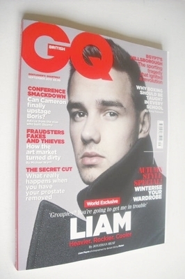 British GQ magazine - September 2013 - Liam Payne cover