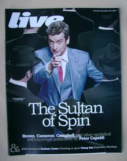 Live magazine - Peter Capaldi cover (3 May 2009)