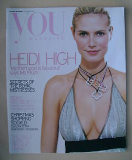 <!--2004-11-07-->You magazine - Heidi Klum cover (7 November 2004)