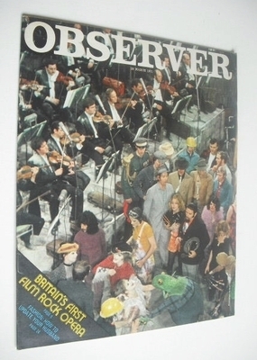 The Observer magazine - Britain's First Film Rock Opera (28 March 1971)