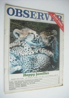 The Observer magazine - Happy Families cover (17 January 1971)