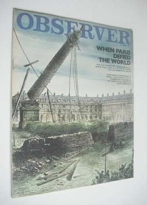 The Observer magazine - When Paris Defied The World (14 March 1971)