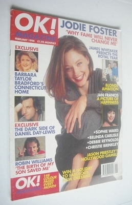 OK! magazine - Jodie Foster cover (February 1994)