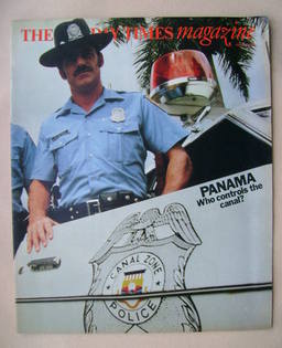 The Sunday Times magazine - Panama cover (24 August 1975)