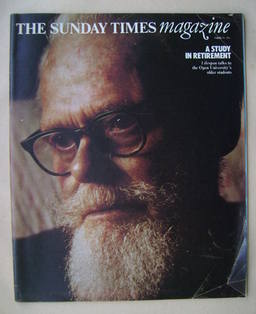 The Sunday Times magazine - Ernest Leaver cover (14 March 1976)