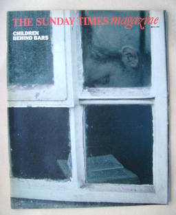 The Sunday Times magazine - Children Behind Bars cover (9 May 1976)