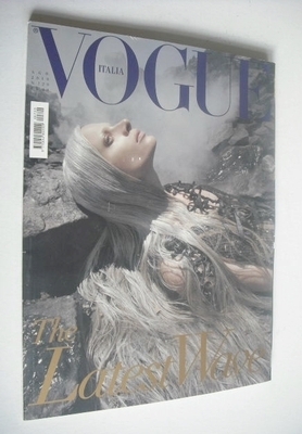 Vogue Italia magazine - August 2010 - Kristen McMenamy cover