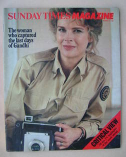 The Sunday Times magazine - Candice Bergen cover (21 November 1982)