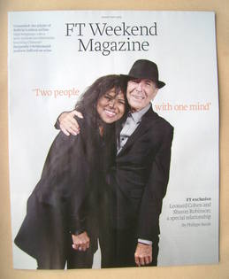 <!--2013-08-10-->FT Weekend magazine - Leonard Cohen and Sharon Robinson co