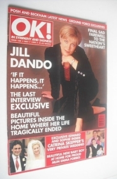 OK! magazine - Jill Dando cover (7 May 1999 - Issue 160)