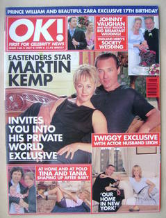 OK! magazine - Martin Kemp and Shirlie Kemp cover (2 July 1999 - Issue 168)