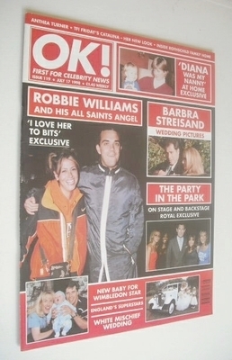 OK! magazine - Robbie Williams cover (17 July 1998 - Issue 119)