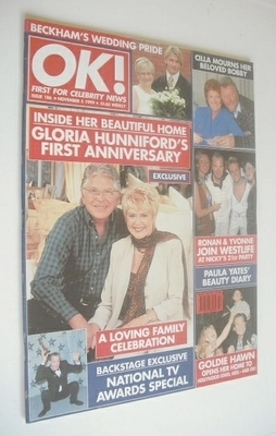 <!--1999-11-05-->OK! magazine - Gloria Hunniford cover (5 November 1999 - I