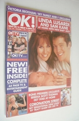 OK! magazine - Linda Lusardi and Sam Kane cover (3 December 1999 - Issue 190)