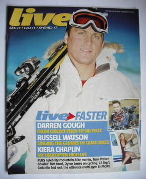 Live magazine - Darren Gough cover (19 February 2006)