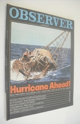 <!--1970-10-25-->The Observer magazine - Hurricane Ahead cover (25 October 