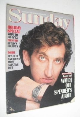 Sunday magazine - 5 January 1992 - Jimmy Nail cover