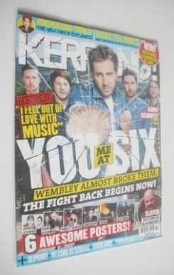 Kerrang magazine - You Me At Six cover (10 August 2013 - Issue 1478)
