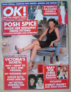 OK! magazine - Victoria Adams cover (21 May 1999 - Issue 162)