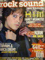 Rock Sound magazine - HIM Ville Valo cover (January 2006)