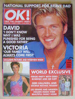OK! magazine - David Beckham cover (3 March 2000 - Issue 202)