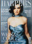 British Harpers & Queen magazine - August 2003 - Rachel Weisz cover