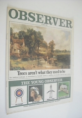 <!--1970-07-26-->The Observer magazine - Trees Aren't What They Used To Be 