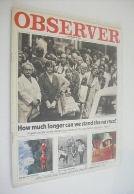 <!--1970-09-06-->The Observer magazine - The Rat Race cover (6 September 19