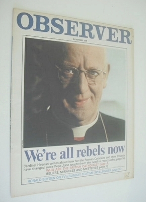 <!--1970-01-25-->The Observer magazine - We're All Rebels Now cover (25 Jan