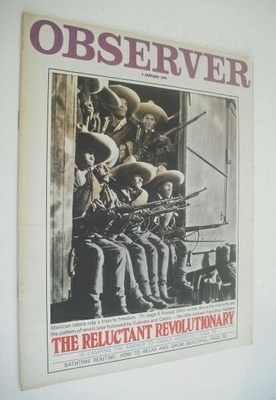 <!--1970-01-04-->The Observer magazine - The Reluctant Revolutionary cover 