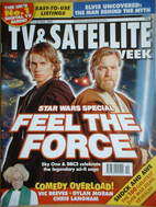 TV&Satellite Week magazine - Hayden Christensen & Ewan McGregor cover (14-2