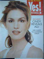 <!--1996-12-08-->Yes! magazine - Cindy Crawford cover (8 December 1996)