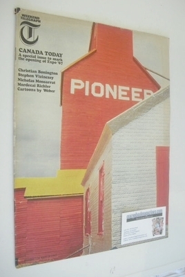 Weekend Telegraph magazine - Canada Today cover (28 April 1967)