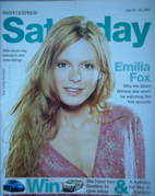 <!--2005-07-23-->Saturday magazine - Emilia Fox cover (23-29 July 2005)