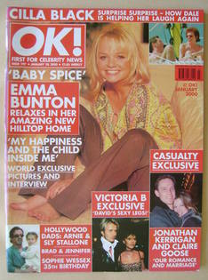 OK! magazine - Emma Bunton cover (28 January 2000 - Issue 197)