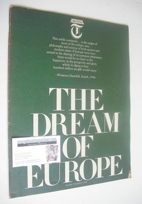 Weekend Telegraph magazine - The Dream of Europe cover (1 October 1965)