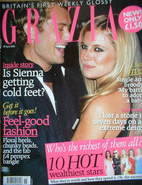 Grazia magazine - Sienna Miller and Jude Law cover (18 April 2005)