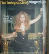 The Independent magazine - Shakira cover (28 January 2006 issue)