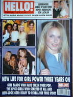 Hello! magazine - The Spice Girls and All Saints cover (13 April 1999 - Issue 555)