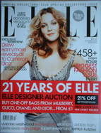 British Elle magazine - October 2006 - Drew Barrymore cover