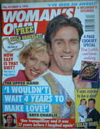 Woman's Own magazine - 4 October 1993 - Joe McGann cover