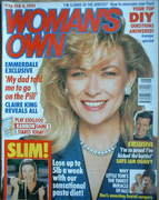 Woman's Own magazine - 4 February 1991 - Claire King cover