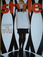 Style magazine - Sarah Ferguson - The Duchess of York cover (31 August 2003)