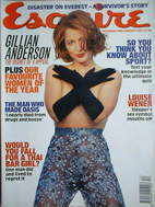 Esquire magazine - Gillian Anderson cover (December 1996/January 1997)