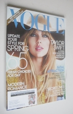US Vogue magazine - February 2012 - Taylor Swift cover