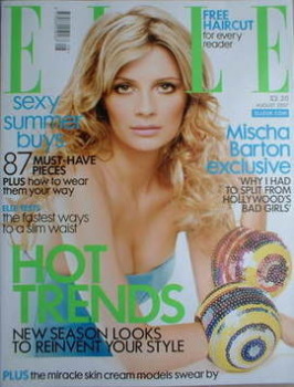 British Elle magazine - August 2007 - Mischa Barton cover
