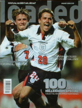 Loaded magazine - Michael Owen and David Beckham cover (January 2000)