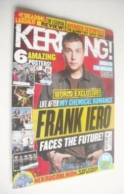 <!--2013-09-07-->Kerrang magazine - Frank Iero cover (7 September 2013 - Is